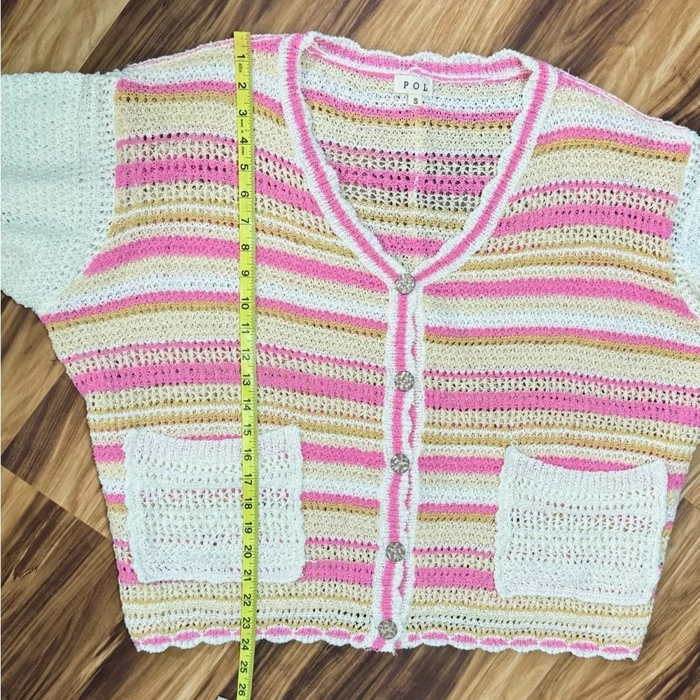 POL Multicolor Striped Women's Cardigan - Picture 6 of 6